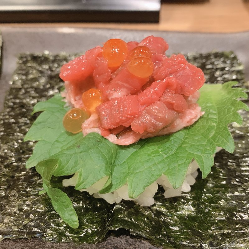 (門前仲町 肉寿司)