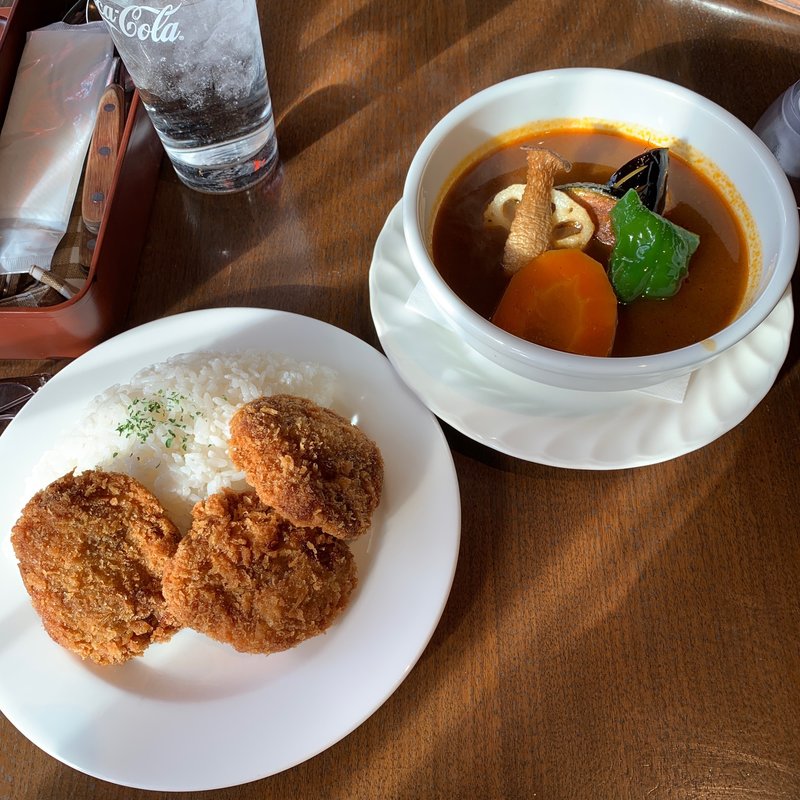 生ラムカツレット(スープカレー　大地のめぐみ)