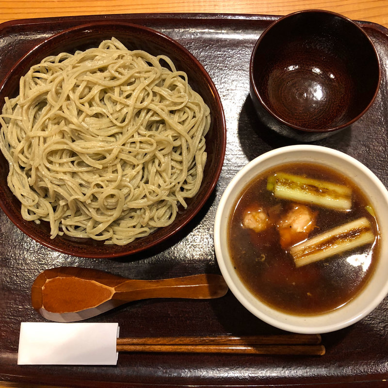 鶏南蛮つけめん十割蕎麦(蕎麦しずく )