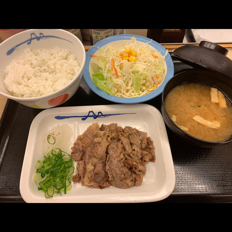 牛焼肉定食(松屋 西新宿8丁目店 （マツヤ）)