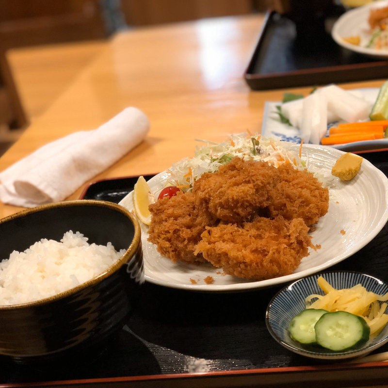 ヒレカツ定食(心 )