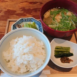 ご飯と味噌汁のセット(酢重ダイニング 渋谷ヒカリエ店 )