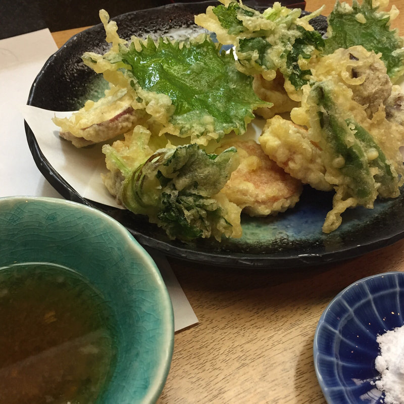野菜天ぷら(食べ菜なんば)