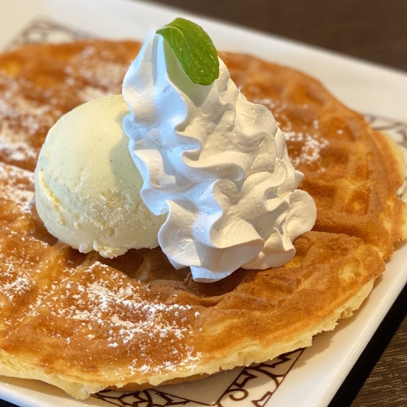 元町ワッフル(元町珈琲 長野東和田の離れ)