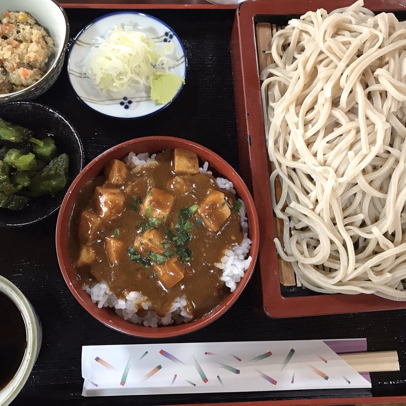 マーボー丼ランチ(手打ちそば 正味庵 （てうちそば しょうみあん）)