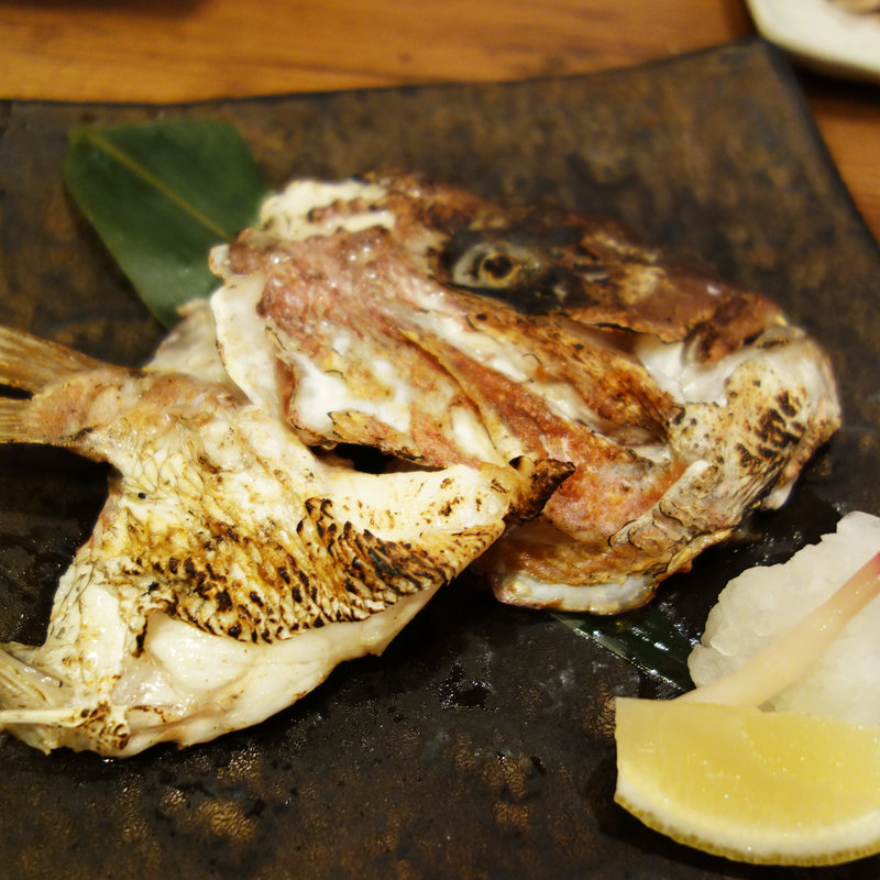 鯛かま炭火焼(炙り炉端 山尾 西新店)