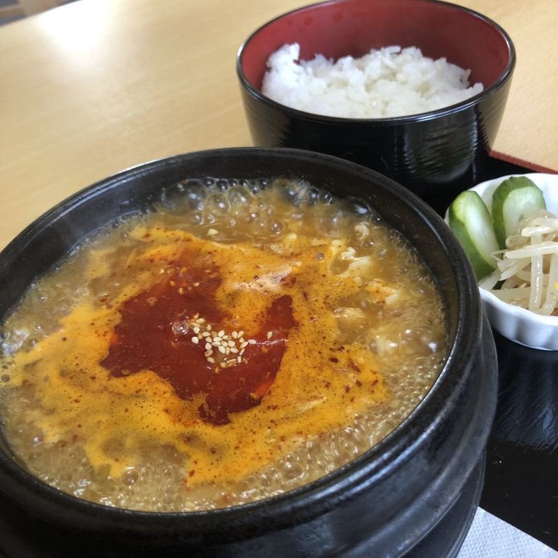 スンドゥブチゲ定食(韓国料理 はるはる)