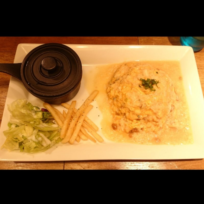 水戸とろろオムライス(オムライスLABO)