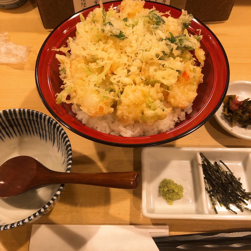 かき揚げまぶし(天ぷら やじま。)