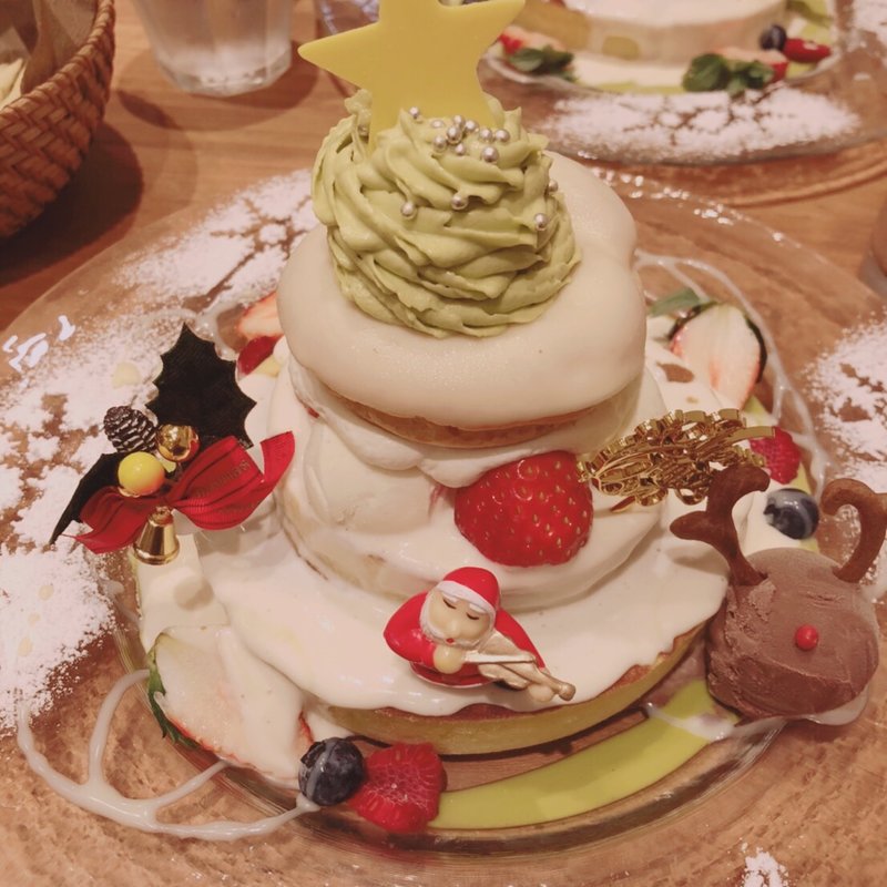 クリスマスパンケーキ　スノーホワイト(アクイーユ 横浜店)