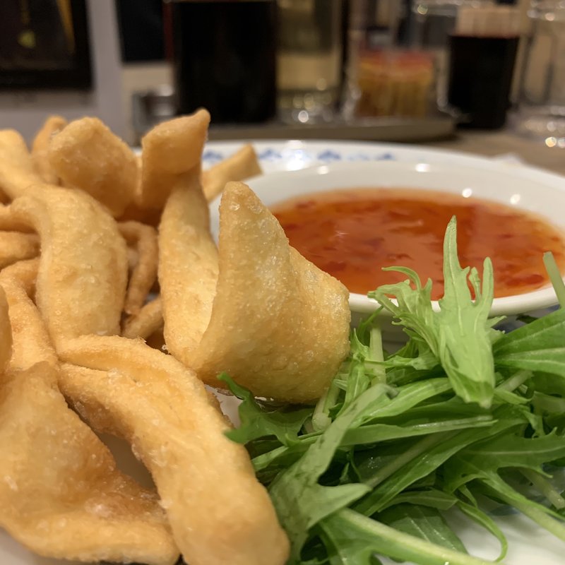 餃子の皮チップス(開楽)