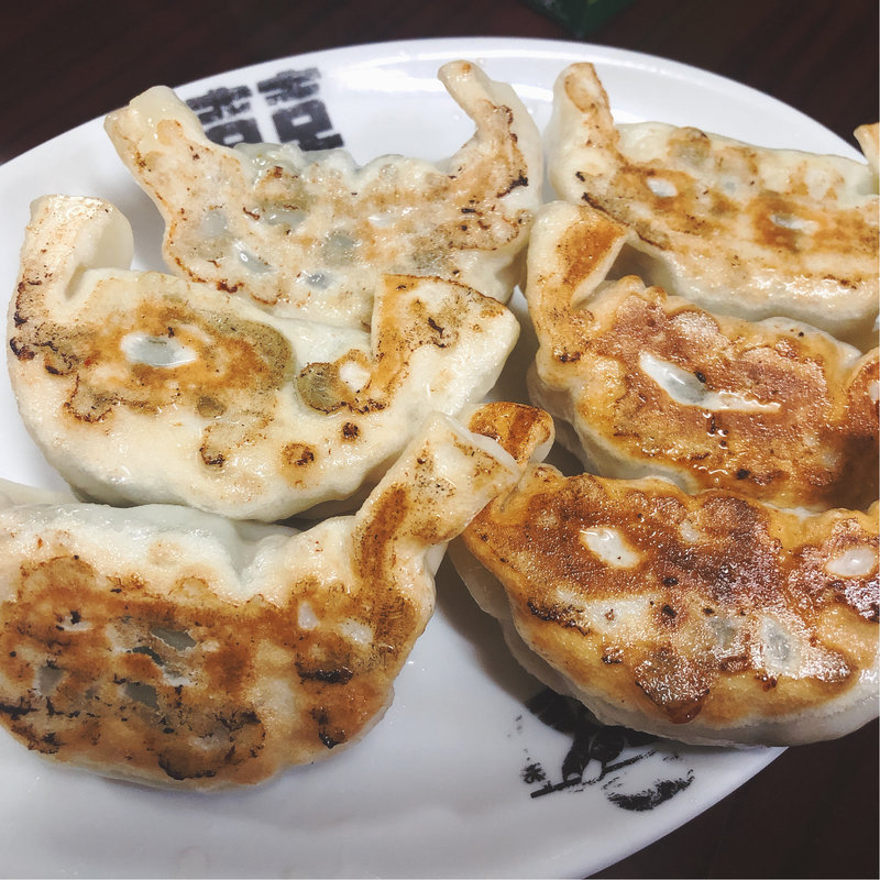 焼き餃子全品盛り定食(餃子専門店 藤井屋)