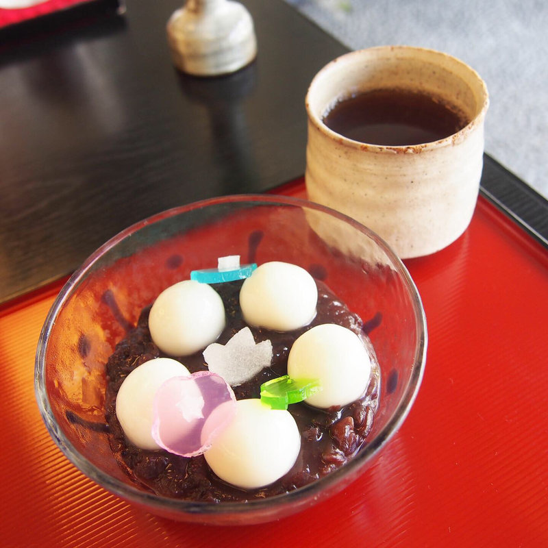 小倉白玉(豊島屋菓寮 八十小路(としまやかりょうはとこうじ))