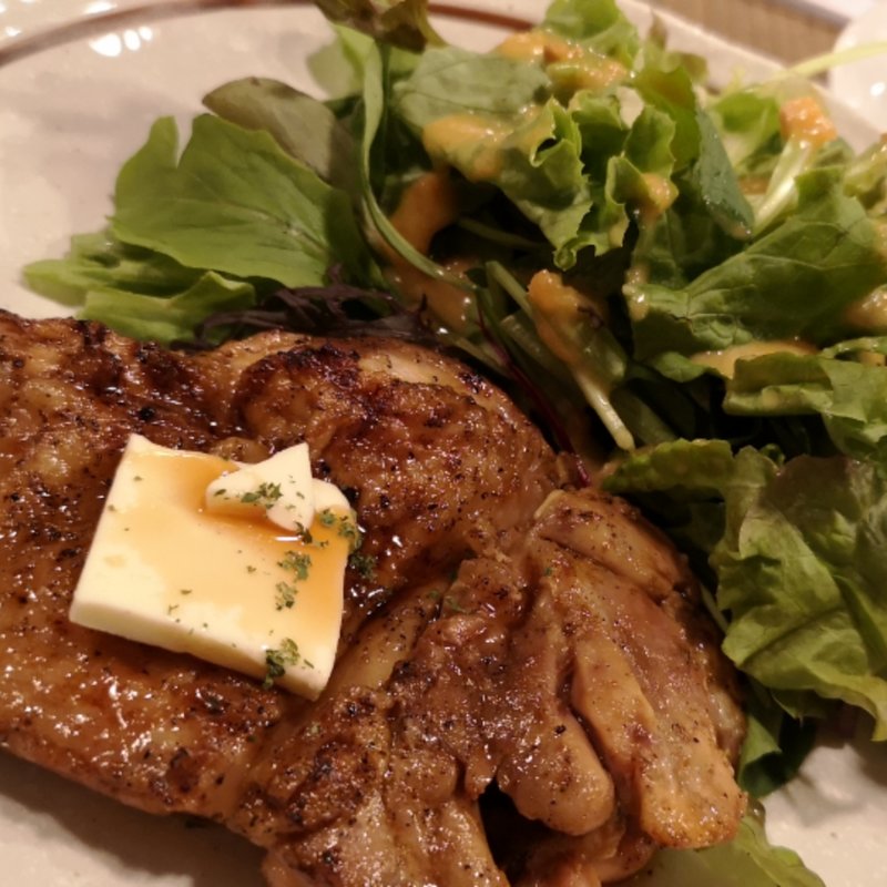 照焼チキンステーキ(wine no Ruisuke zeRo)