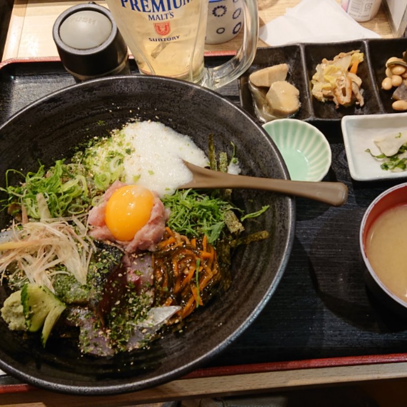 海鮮丼定食(スタンド富)
