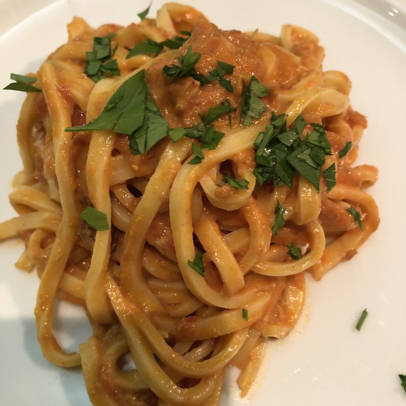 渡り蟹のトマトクリームソース(フィオレット （Fioretto）)