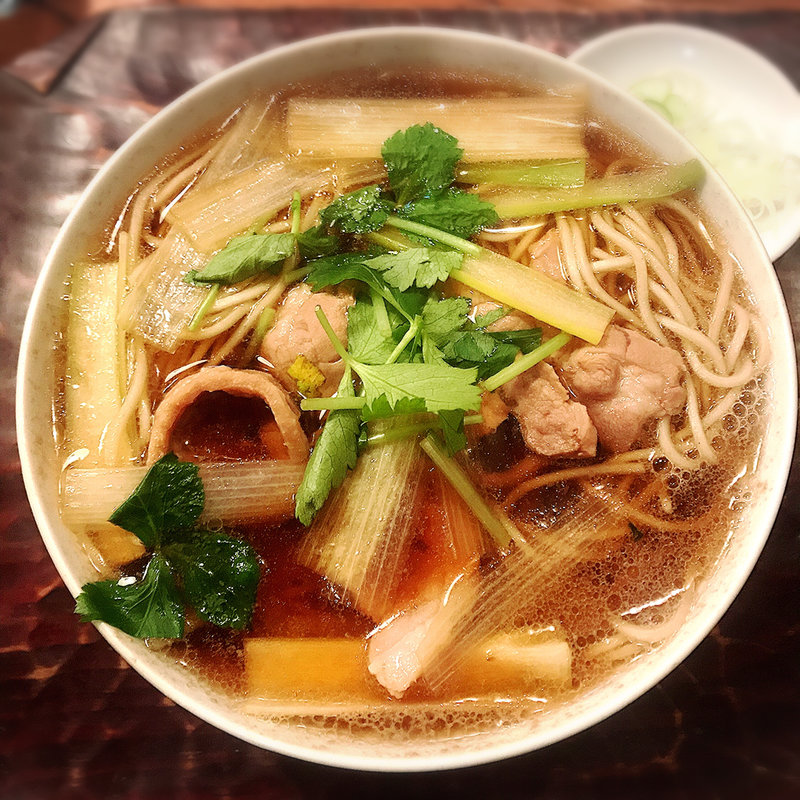 鴨南蛮そば(巴屋)