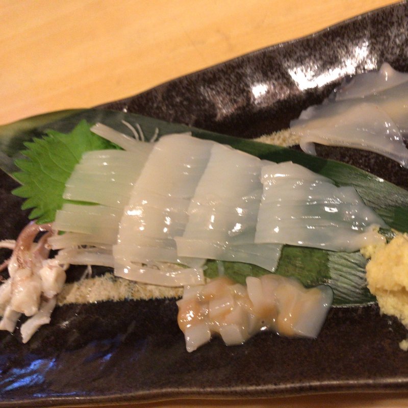 ヤリイカ刺身(開陽亭 すすきの店)