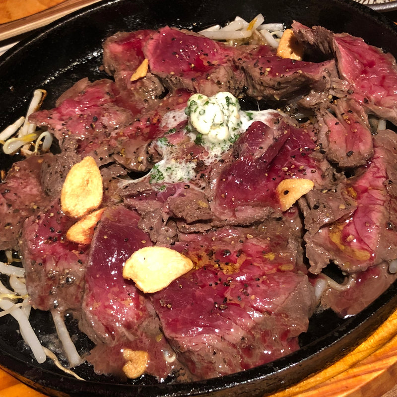 サガリステーキ　250g(紺屋町タイガー食堂)