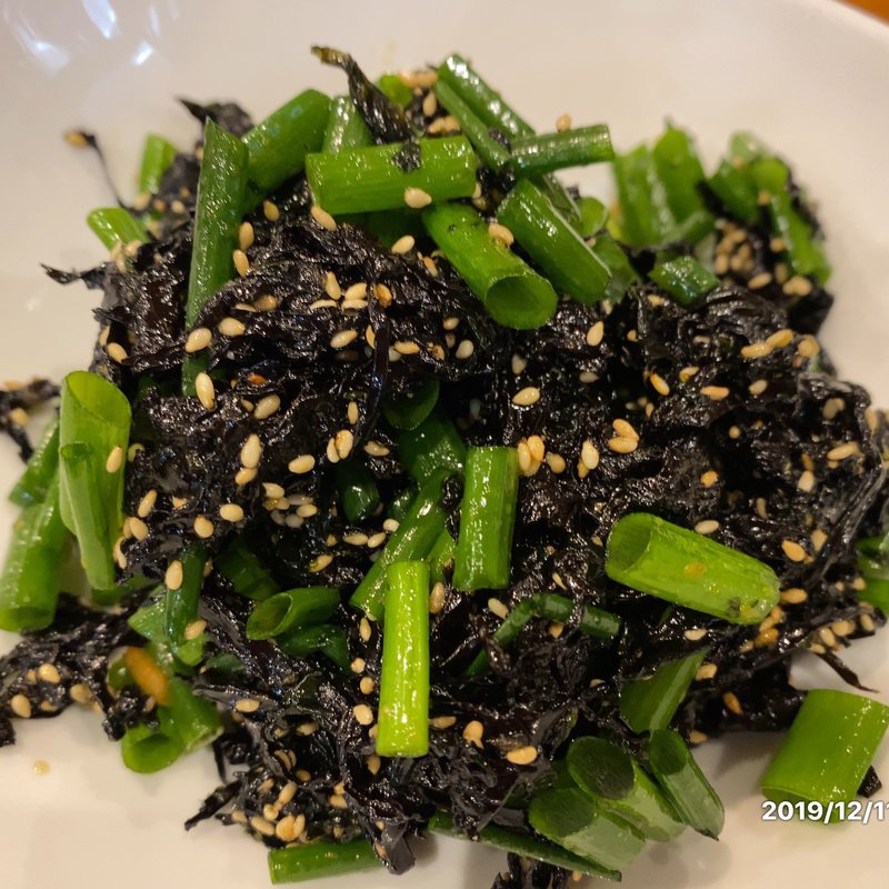 青海苔のキムチ(オウリム)