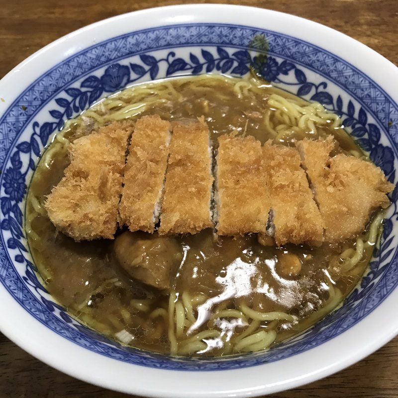 カツカレーラーメン(ほづみ とんかつ店)