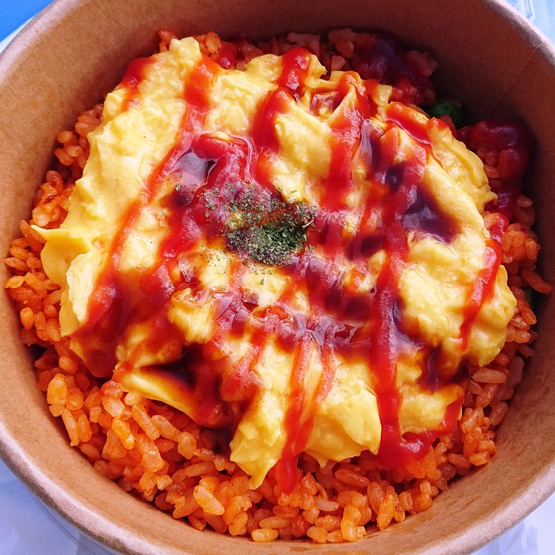 とろとろたまごのオムライス(ヤマハスタジアム )