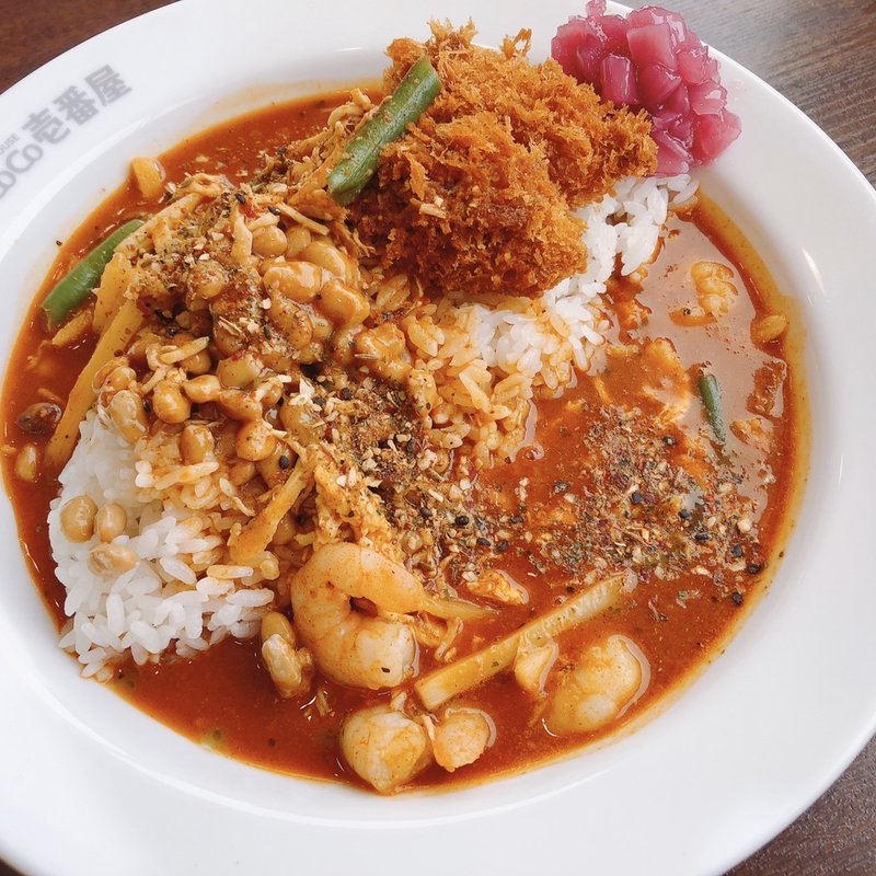 スパイスカレー THE ASIA 2個カキフライ(CoCo壱番屋 豊川御油町店)