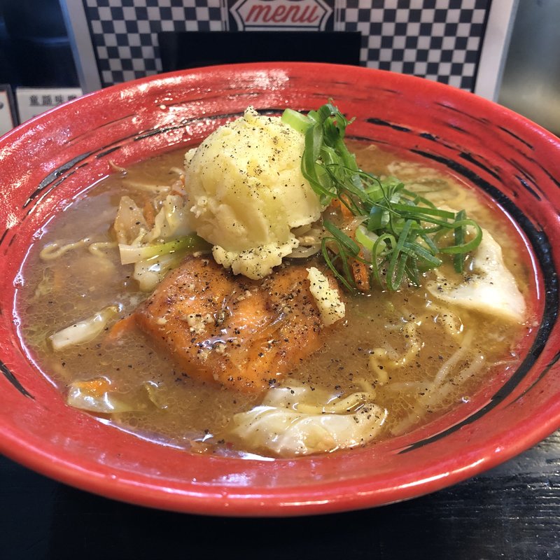 童謡味噌ラーメン 鮭出汁ちゃんちゃん焼き風味(ロックンビリーS1 （スーパーワン）)