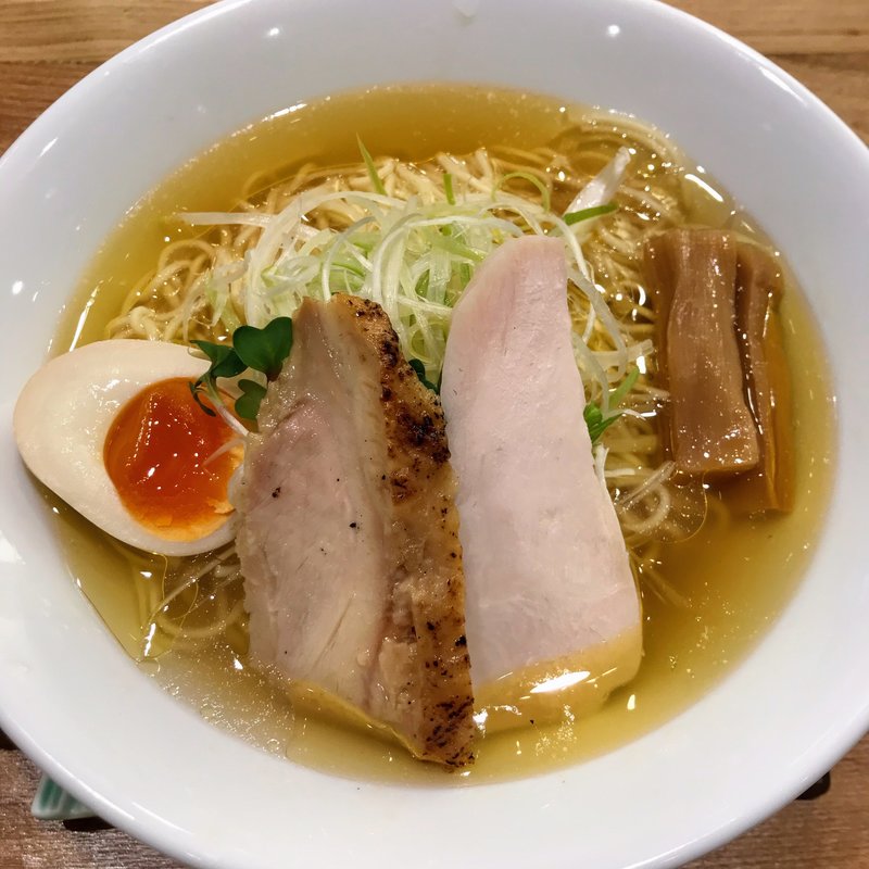 鶏そば塩(麺屋鳥しげ 名古屋パルコ店)