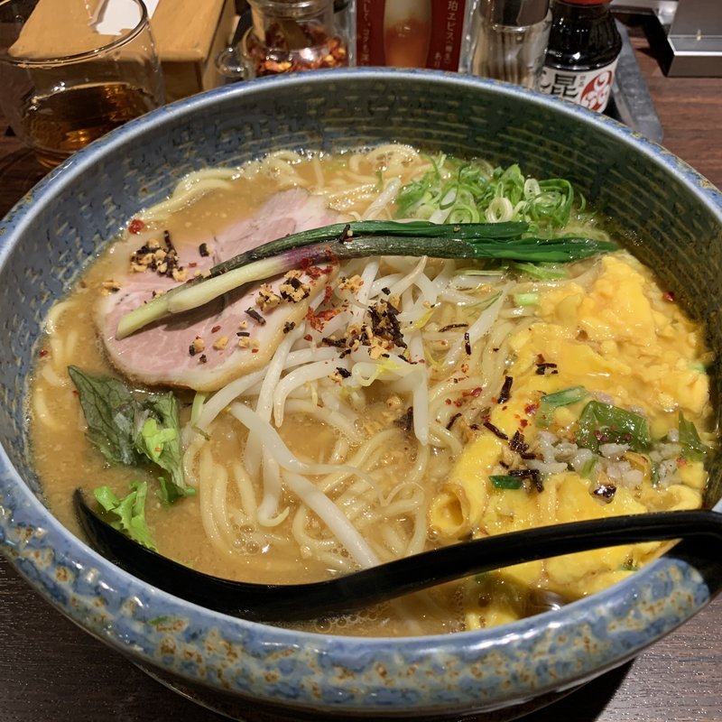元気のでる味噌ラーメンDX  LINEクーポン(ラーメン札幌一粒庵)
