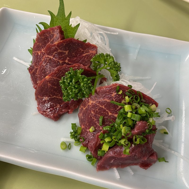 馬さし(鯉とうなぎのまるます家 総本店 （まるますや）)