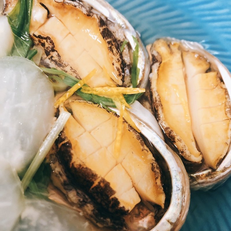 あわび酒蒸し(食彩味人)