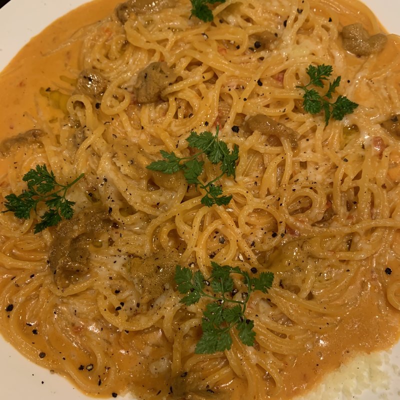 生うにのクリームソース大盛(ソルエチェーロ)