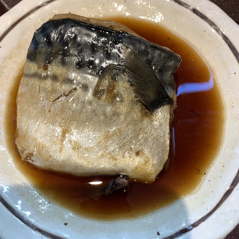 鯖の煮つけ(海鮮丼 日の出 薬院本店)