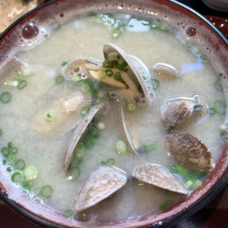 貝汁(海鮮丼 日の出 薬院本店)
