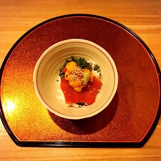 江戸前 漬けマグロうに丼(肉割烹 幹)