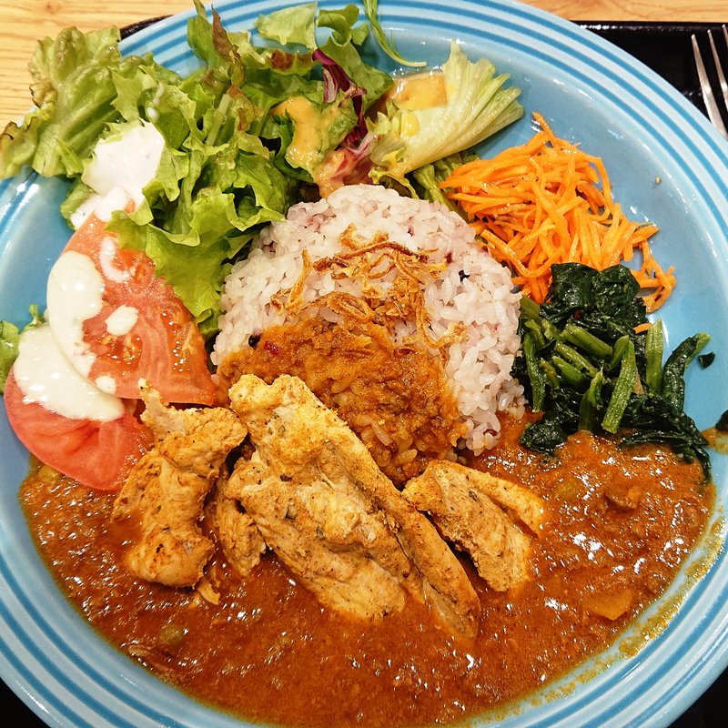 タンドリーチキンキーマカレー(カフェノリータ アトレ川崎店)