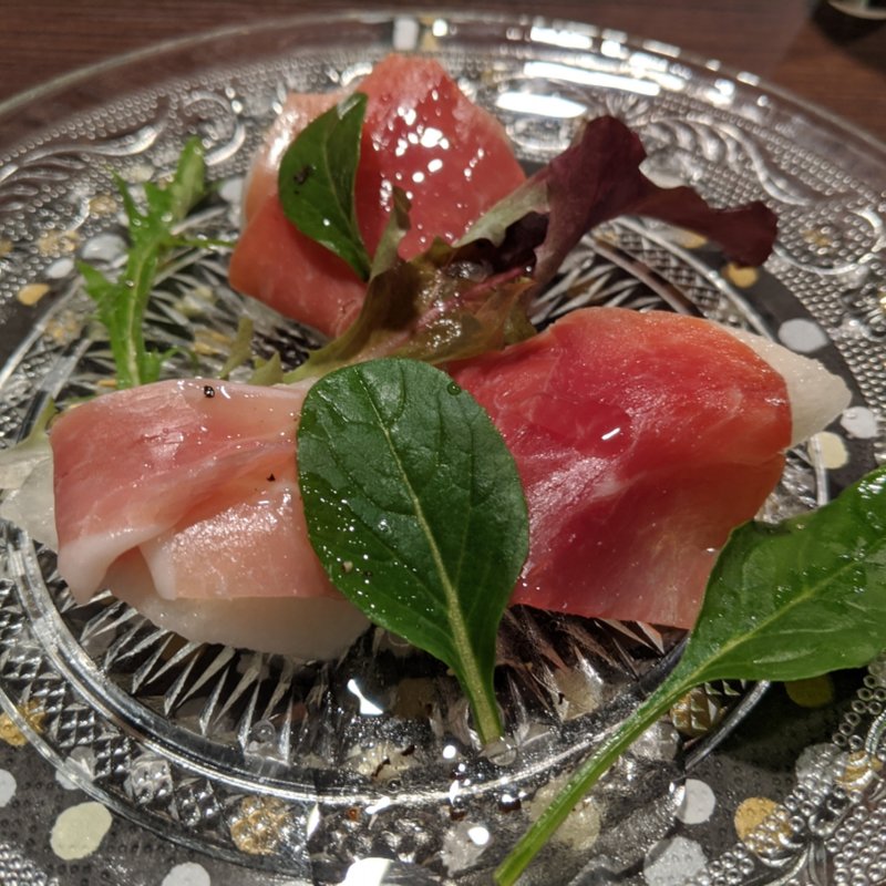 梨と生ハムの冷製(ELLAS)