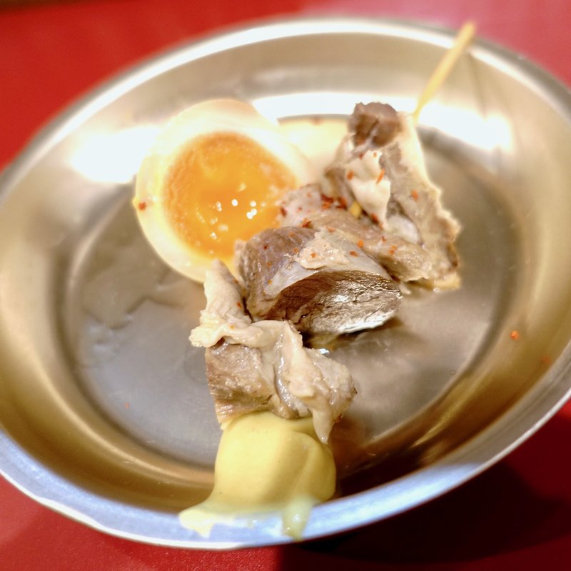 煮込みハラミ串(屋台餃子)