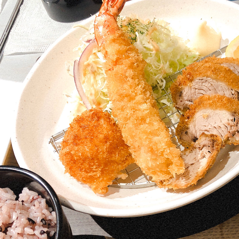 ミッスクフライランチ(マグロ レア ノウテン)