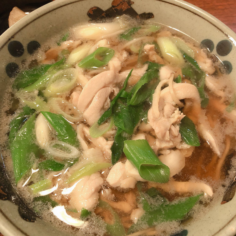 鶏なん蕎麦(総本家生そば伊吹)