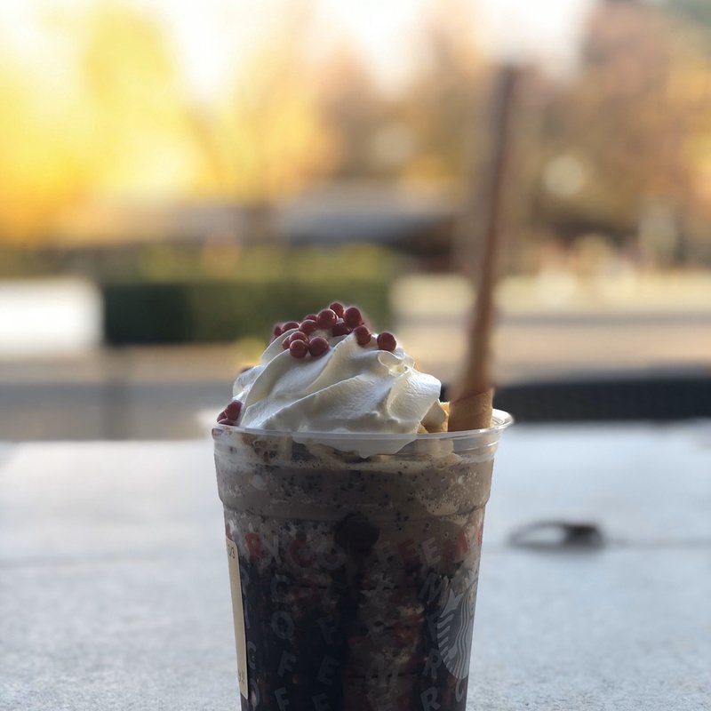 サンタブーツチョコレートフラペチーノ(スターバックスコーヒー 上野恩賜公園店)