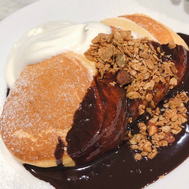 チョコレートパンケーキ(幸せのパンケーキ 表参道店)