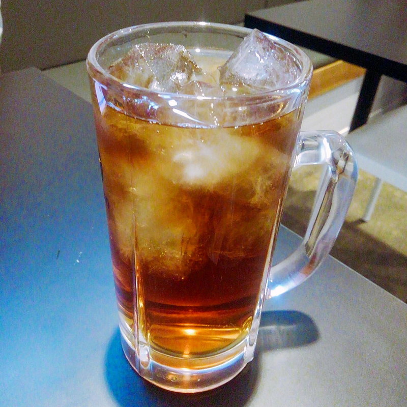 ジョッキ黒烏龍茶(新旬屋 麺 新庄本店)