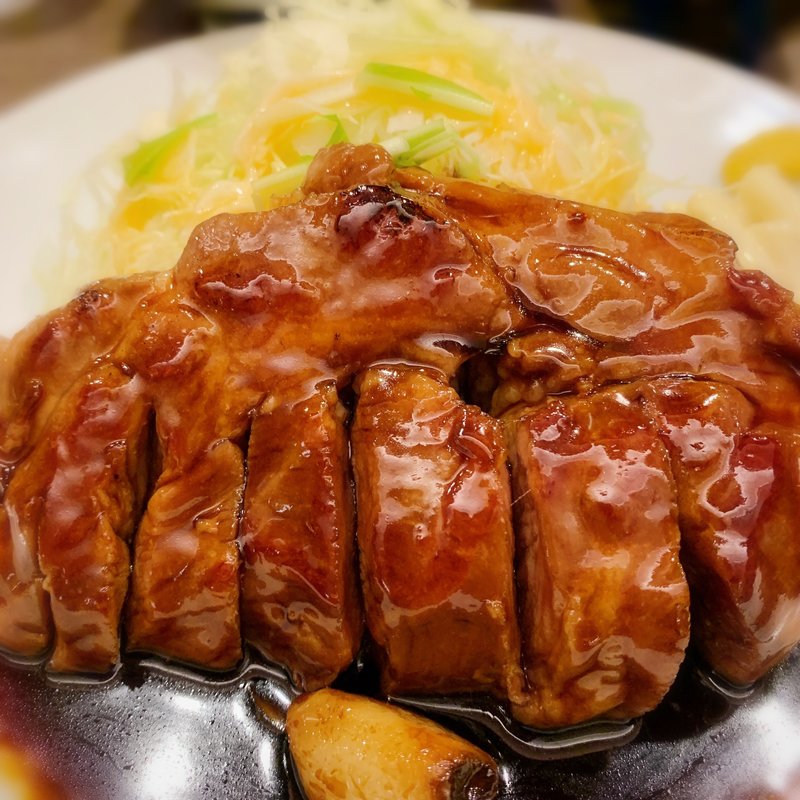 トンテキ定食(200g)(大阪トンテキ ホワイティ梅田店)