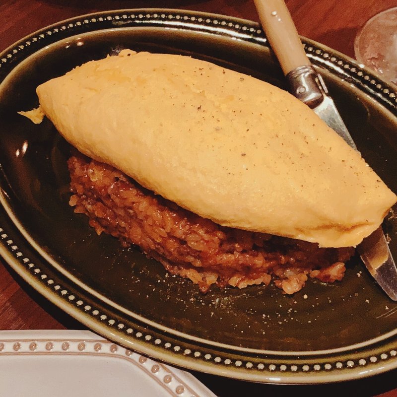 鳳凰卵のオムライス(鷄バルpollo)