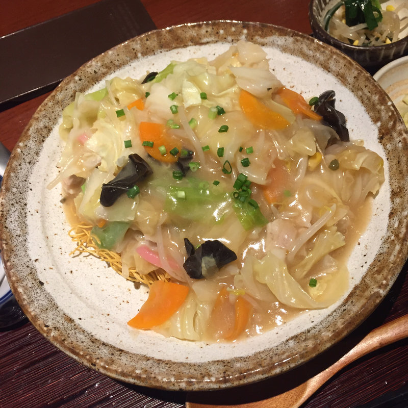 皿うどん(九州料理 居酒屋 かてて 虎ノ門店)