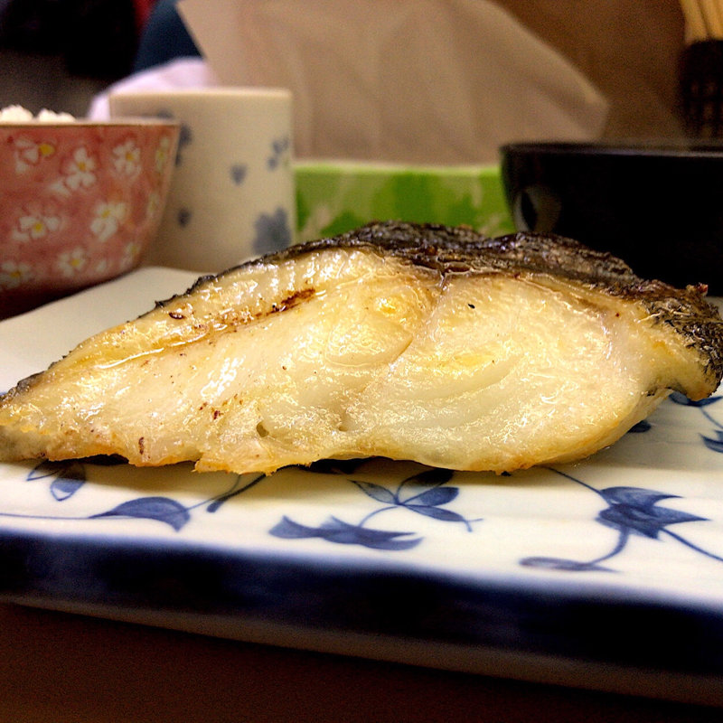銀ダラ定食(食事処 ながもり)