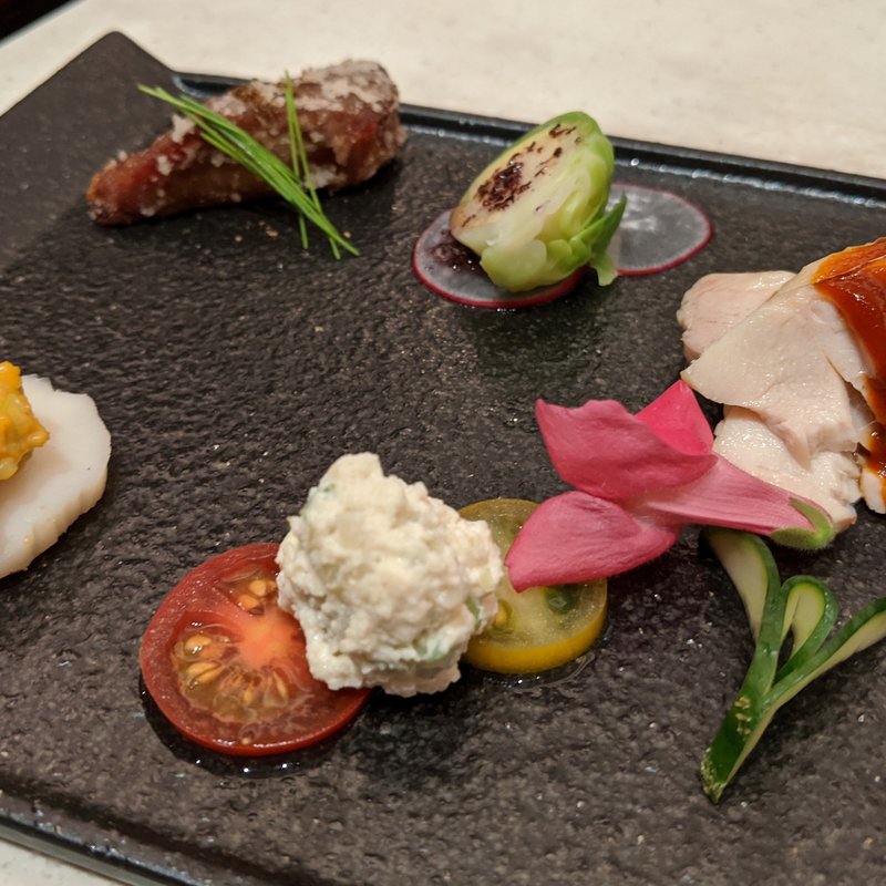 前菜五種盛合せ(広尾 花椒庭 東急プラザ渋谷店)