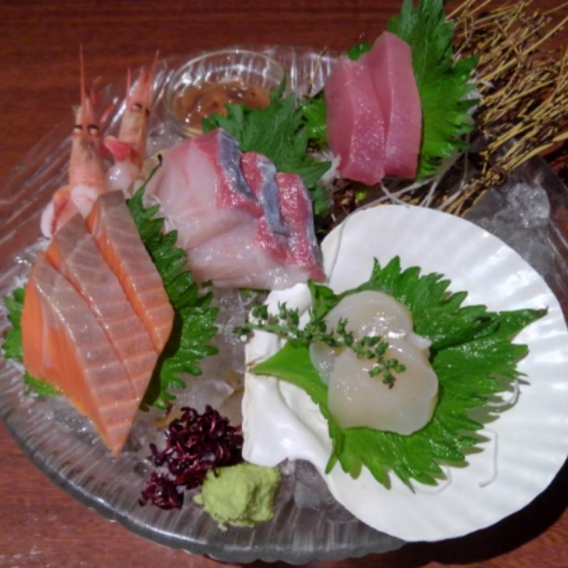 北海道3種刺身盛り(北の味紀行と地酒 北海道 汐留店)